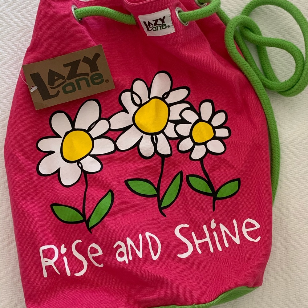 Lazy One Rise and Shine Tote Bag, 100% Cotton